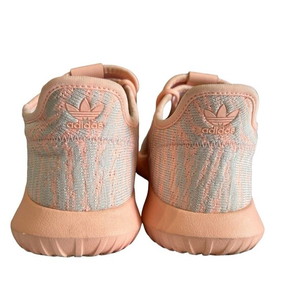 Adidas Womens Sneaker Tubular Shadow Clear Orange Knit Low Top Sz 6.5/7 ? - Picture 8 of 16